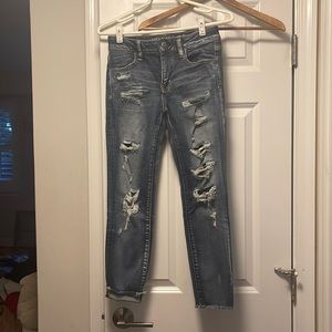 American eagle jegging crop